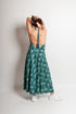 Lali - Vestito floreale con collo alto